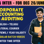 CMA INTER CORPORATE ACCOUNTING AND AUDITING REGULAR || CC719