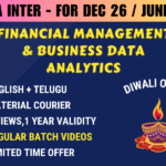 CMA INTER FM AND BDA REGULAR || CC720