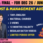 CMA FINAL COST AND MANAGEMENT AUDIT REGULAR (CMA) || CC918