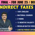 CMA FINAL INDIRECT TAX LAWS REGULAR (IDLP) || CC920
