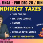 CMA FINAL INDIRECT TAX LAWS REGULAR (IDLP) || CC920