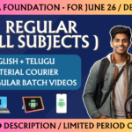 CMA FOUNDATION REGULAR ALL SUBJECTS || CC576