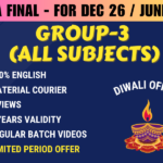 CMA FINAL GROUP 3 REGULAR || CC912