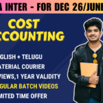 CMA INTER COST ACCOUNTING REGULAR || CC717