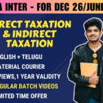 CMA INTER DIRECT AND INDIRECT TAXES REGULAR || CC716