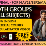 CA FINAL BOTH GROUPS REGULAR || CC811