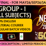 CA FINAL GROUP 1 REGULAR || CC812