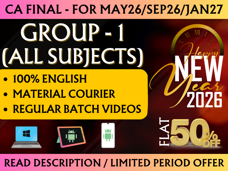 812 CA FINAL GROUP 1 REGULAR || CC812 - Image 1