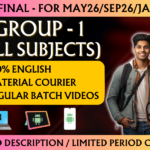 CA FINAL GROUP 1 REGULAR || CC812