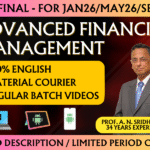 CA FINAL ADVANCED FINANCIAL MANAGEMENT REGULAR || CC815