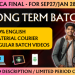 CA FINAL LONG TERM BATCH || 2 YEARS || CC819