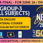 CMA FINAL GROUP 3 REGULAR || CC912