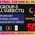 CMA FINAL GROUP 3 REGULAR || CC912