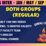 CA INTER BOTH GROUPS REGULAR || CC611