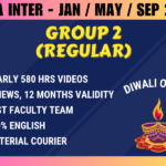 CA INTER GROUP 2 REGULAR || CC613