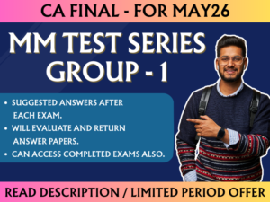 CA FINAL REVISION EXAMS POST RESULTS GROUP 1 MMTS || CC842