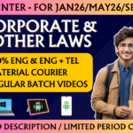 CA INTER CORPORATE AND OTHER LAWS CRASH || CC625