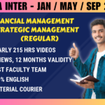 CA INTER FM AND SM REGULAR || CC619