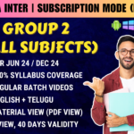 CMA INTER GROUP 2 SUBSCRIPTION COURSE || CC763
