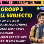 CMA FINAL GROUP 3 SUBSCRIPTION COURSE || CC942