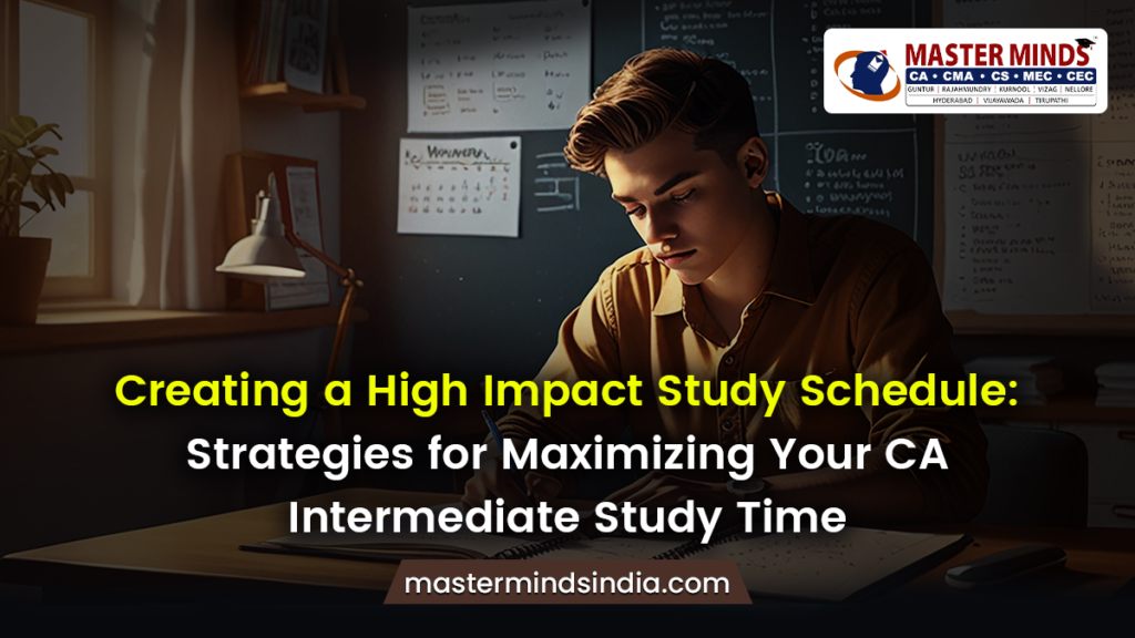 Strategies for Maximizing Your CA Intermediate Study Time