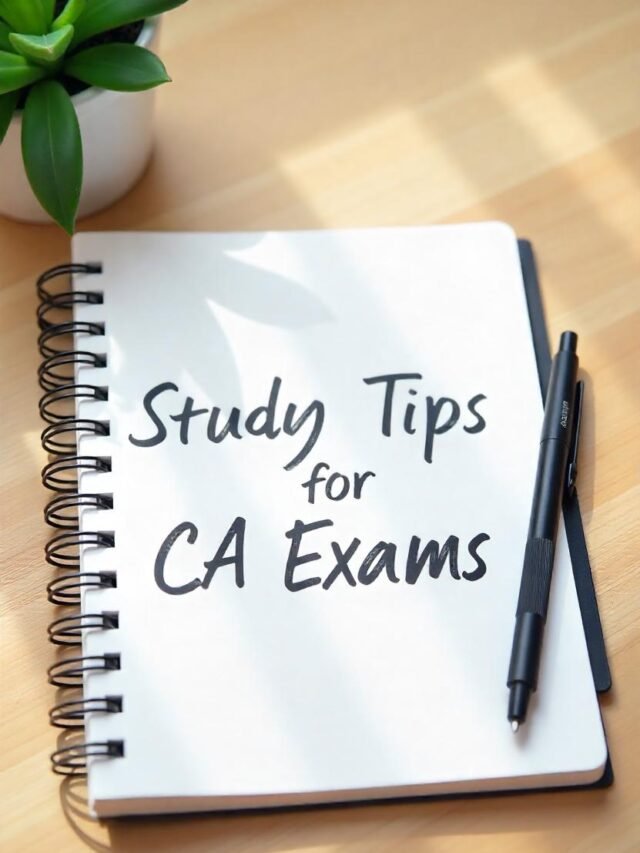 Top 10 Study Tips for CA Exams