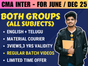 CMA Inter Both Groups Online Courses