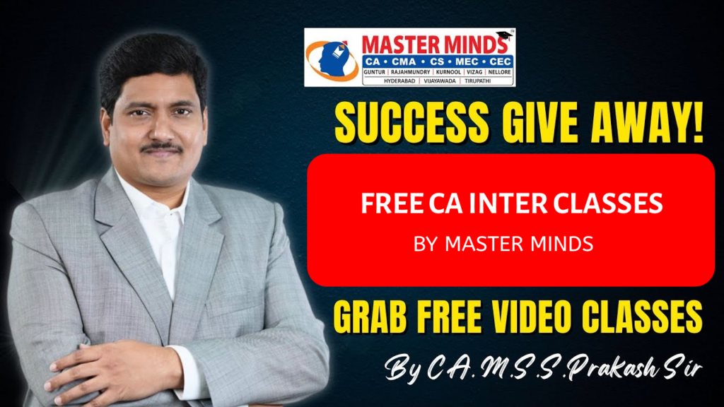 Free CA Inter Classes