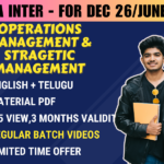 CMA INTER OPERATIONS MANAGEMENT AND STRATEGIC MANAGEMENT REGULAR || CC745