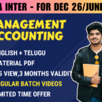 CMA INTER MANAGEMENT ACCOUNTING REGULAR || CC748