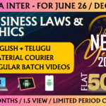 CMA INTER BUSINESS LAWS AND ETHICS REGULAR || CC741