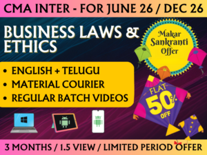 CMA INTER BUSINESS LAWS AND ETHICS REGULAR || CC741