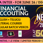 CMA INTER FINANCIAL ACCOUNTING REGULAR || CC742