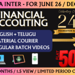 CMA INTER FINANCIAL ACCOUNTING REGULAR || CC742