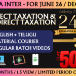 CMA INTER DIRECT AND INDIRECT TAXES REGULAR || CC743