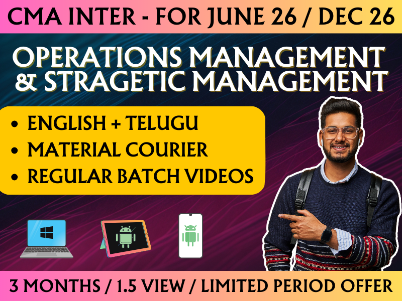 745 CMA INTER OPERATIONS MANAGEMENT AND STRATEGIC MANAGEMENT REGULAR || CC745 - Image 1