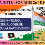 CMA INTER CORPORATE ACCOUNTING AND AUDITING REGULAR || CC746