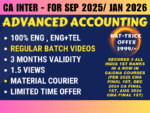 CA INTER ADVANCED ACCOUNTING REGULAR || CC691 - Image 2