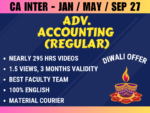 CA INTER ADVANCED ACCOUNTING REGULAR || CC691