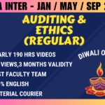 CA INTER AUDITING AND ETHICS REGULAR || CC695