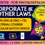 CA INTER CORPORATE AND OTHER LAWS REGULAR || CC692