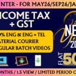 CA INTER INCOME TAX AND GST REGULAR || CC693