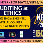 CA INTER AUDITING AND ETHICS REGULAR || CC695