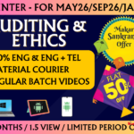 CA INTER AUDITING AND ETHICS REGULAR || CC695