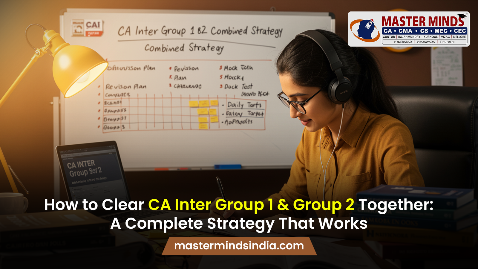 How to Clear CA Inter Group 1 & Group 2 Together