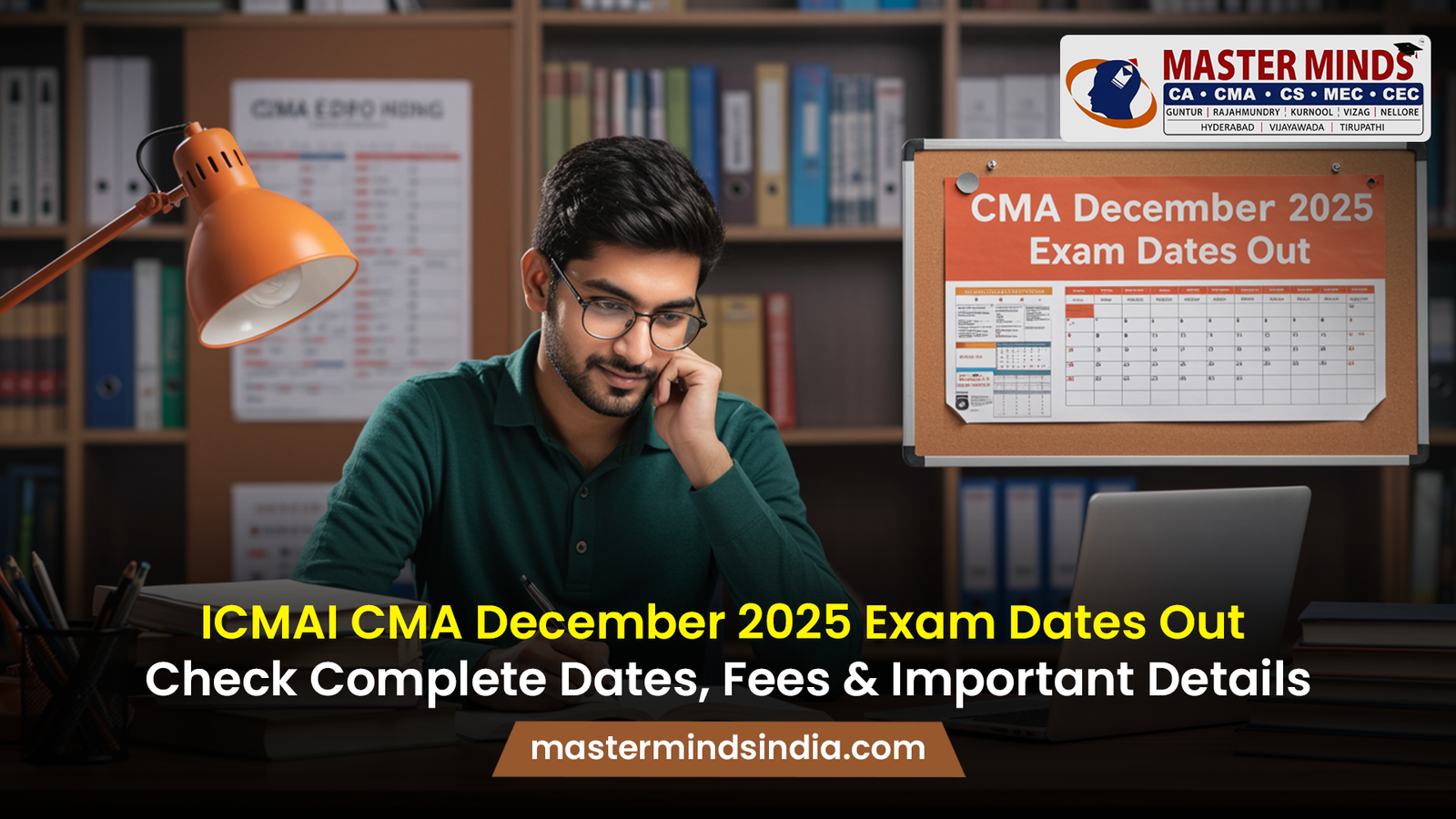 ICMAI CMA December 2025 Exam Dates Out