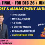 CMA FINAL COST AND MANAGEMENT AUDIT REGULAR (CMA) || CC965
