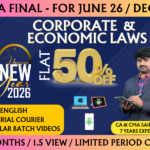 CMA FINAL CORPORATE AND ECONOMIC LAWS REGULAR (CEL) || CC961