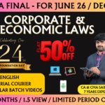 CMA FINAL CORPORATE AND ECONOMIC LAWS REGULAR (CEL) || CC961