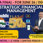 CMA FINAL STRATEGIC FINANCIAL MANAGEMENT REGULAR (SFM) || CC962